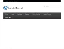 Tablet Screenshot of landoftravel.com